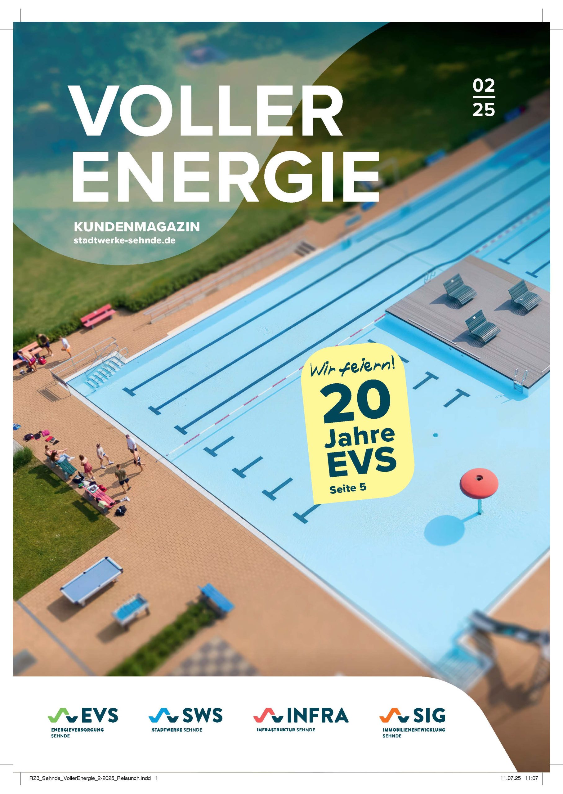 Titelbild des Kundenmagazins, Ausgabe 2.2025